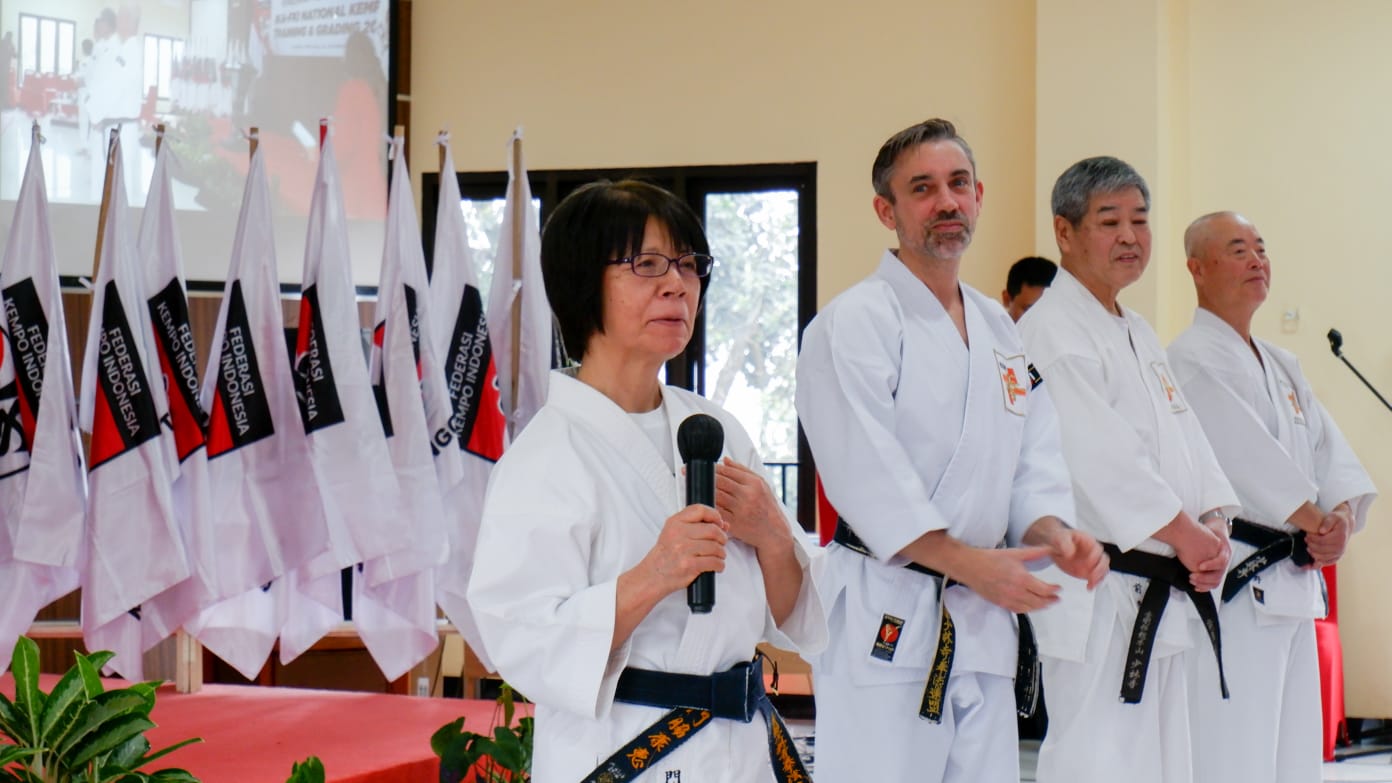 4 sensei (pelatih) kempo dari Jepang dan Inggris
