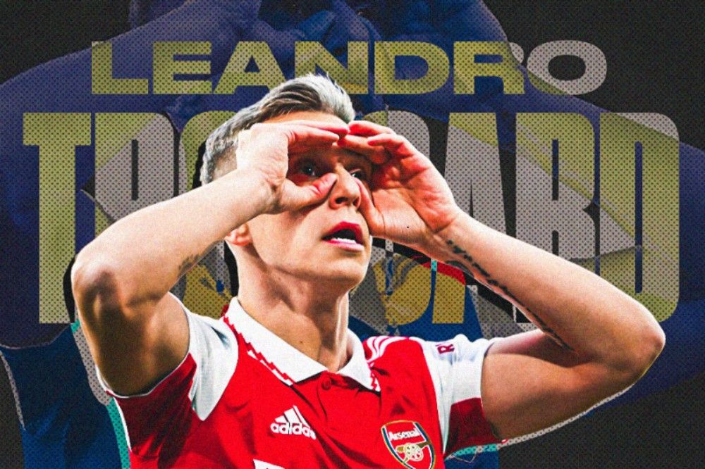 Penyerang Arsenal, Leandro Trossard. (Hendy Andika/Skor.id).