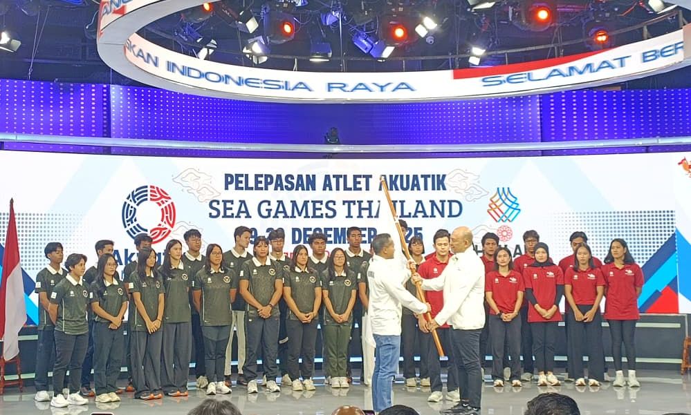 Pelepasan atlet Akuatik Indonesia
