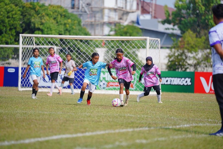 Pertandingan final Milklife Soccer Challenge Semarang Seri 1 2025-2026. (Milklife)