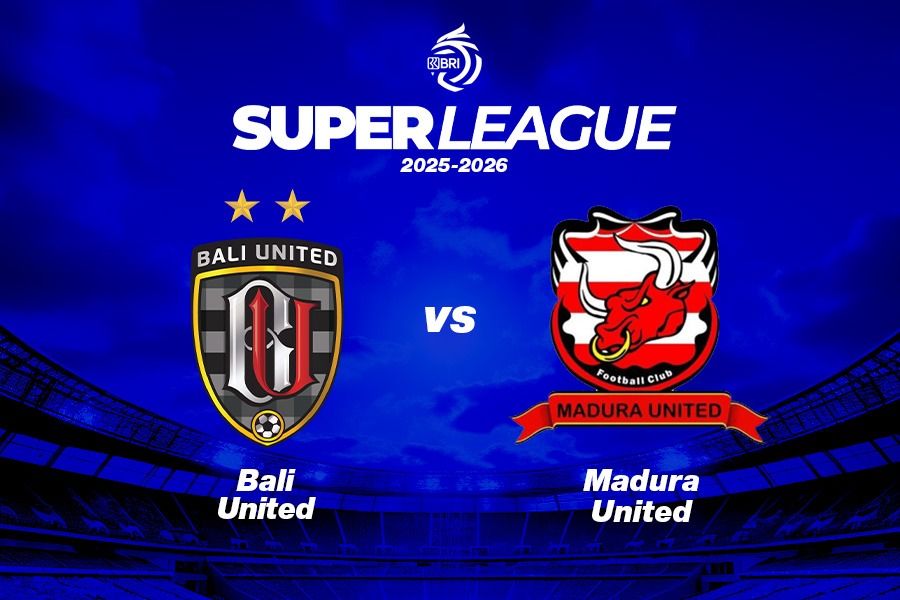 Bali United vs Madura United di Super League 2025-2026. (Grafis: Kevin Bagus Prinusa/Skor.id)