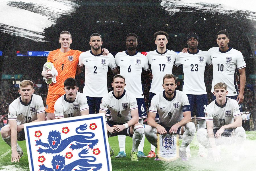 Skuad Timnas Inggris. (Jovi Arnanda/Skor.id).
