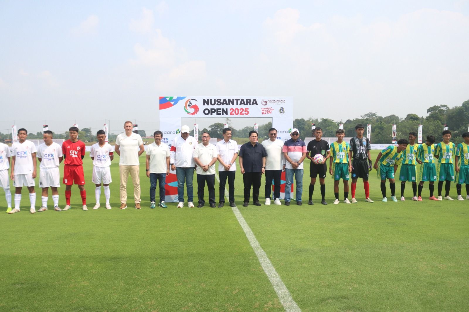 Nusantara Open 2025 resmi digelar di Training Ground Garudayaksa Football Academy, Bekasi, pada 25 Agustus berlangsung hingga 5 September 2025. (Dok. Nusantara Open 2025)