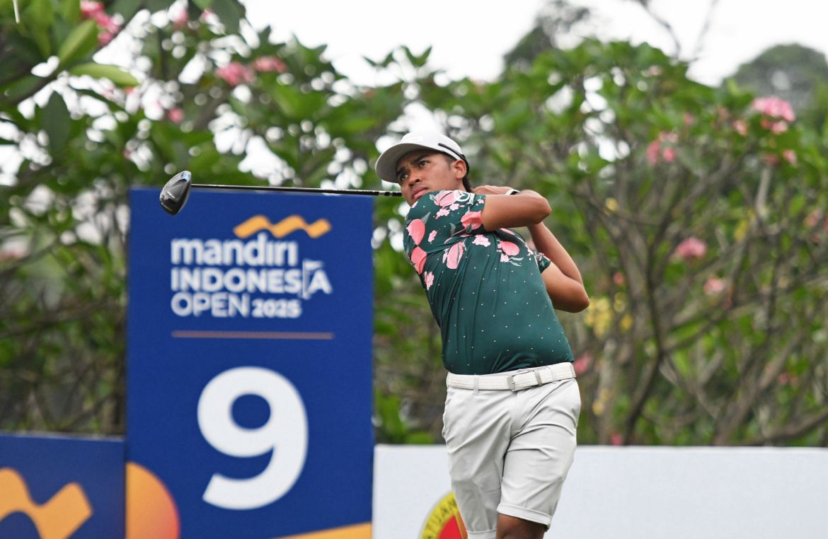 Pegolf asal Malaysia, Shahriffuddin Ariffin, pada Mandiri Indonesia Open 2025 di Pondok Indah Golf Course, Jakarta, Agustus 2025. (Dok. Mandiri Indonesia Open 2025)