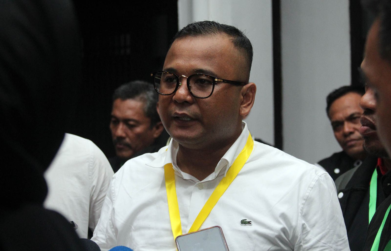 Rudianto Manurung, Ketua Pengprov PSTI Riau yang juga calon Ketua Umum PB PSTI dalam Munaslub PB PSTI 2025 di Kantor KONI Pusat, Jakarta, pada 1 November 2025. (Istimewa)