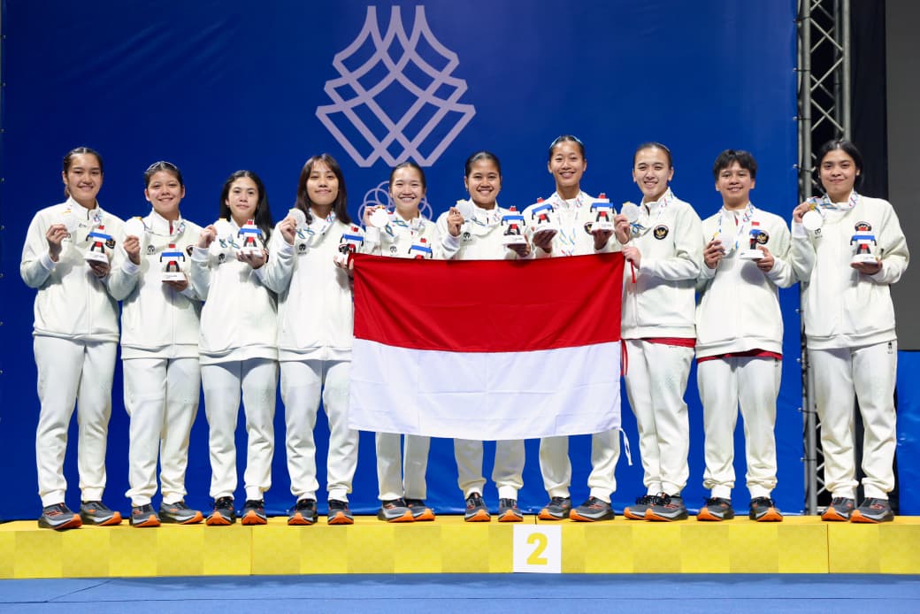 bulu tangkis beregu putri perak sea games 2025