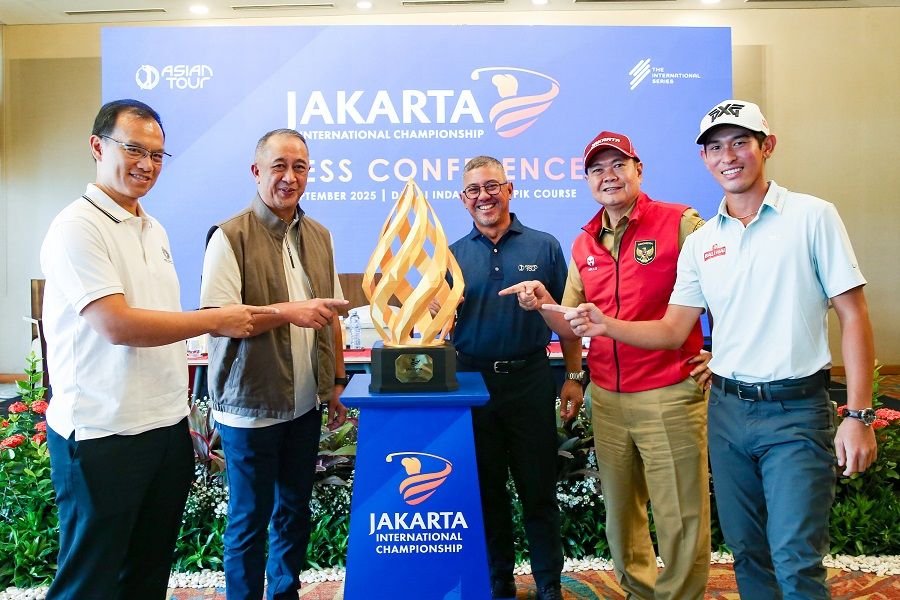 Launching Jakarta International Championship 2025 atau inagurasi JAKIC 2025 yang akan berlangsung pada di Damai Indah Golf PIK Course, Jakarta, pada 2-5 Oktober 2025. (Istimewa)