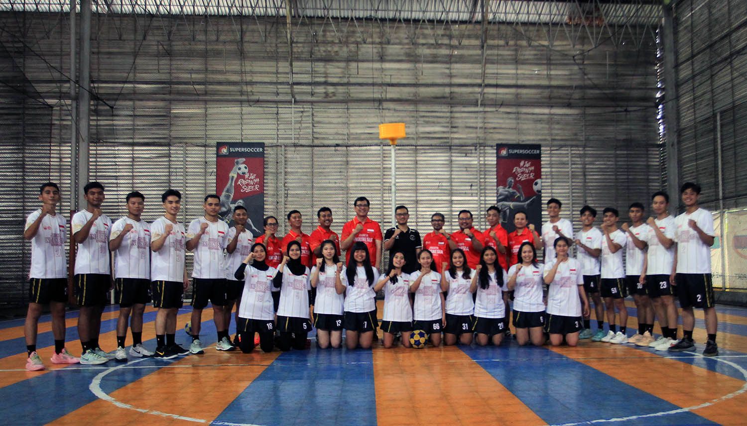 Timnas korfball Indonesia yang akan tampil pada Piala Asia Korfball 2025 atau IKF Korfball Asia Cup 2025 di Malaysia, Desember 2025. (Media Korfball DKI Jakarta)